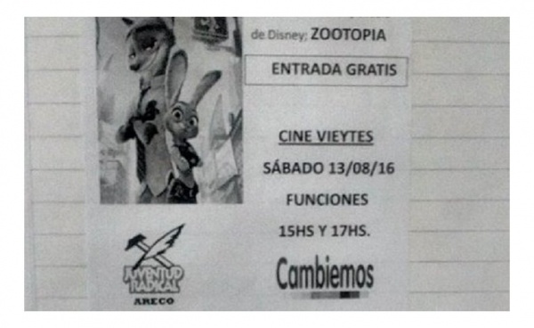 No se quedan afuera: tras los pochoclos K, Cambiemos hizo campaña en escuela primaria