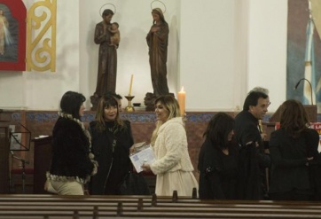 Sin Maradona, Verónica Ojeda bautizó a Dieguito Fernando