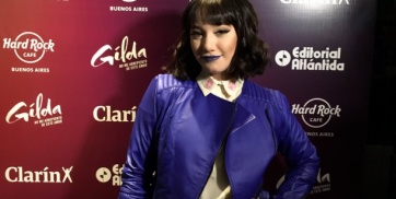 El look sensual de Natalia Oreiro en el avant de Gilda, la película