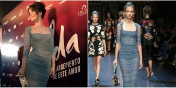 El look sensual de Natalia Oreiro en el avant de Gilda, la película