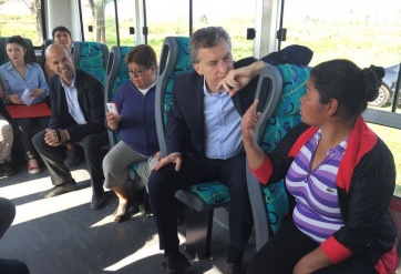 Macri aterrizó en Pilar, donde las encuestas le dan en contra
