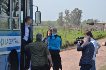 Macri aterrizó en Pilar, donde las encuestas le dan en contra