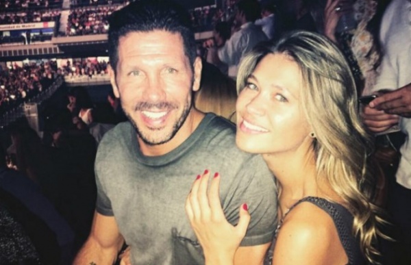 Nació Francesca, la hija del Cholo Simeone y Carla Pereyra