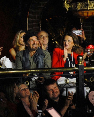Al Pacino disfrutó de la noche porteña en un show de tango