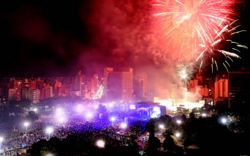 Imponente festejo por el 134 aniversario de La Plata