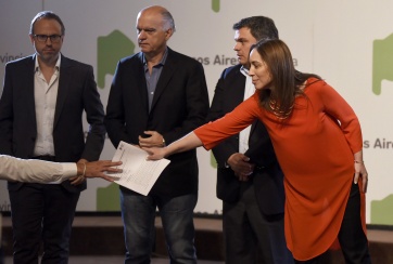 Vidal anunció aumento para comedores, menú obligatorio y transferencia de fondos a intendentes