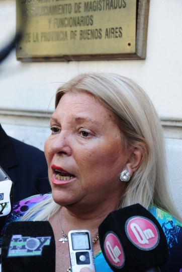 Carrió ratificó el pedido de jury contra el fiscal Scapolán y apuntó contra el massismo