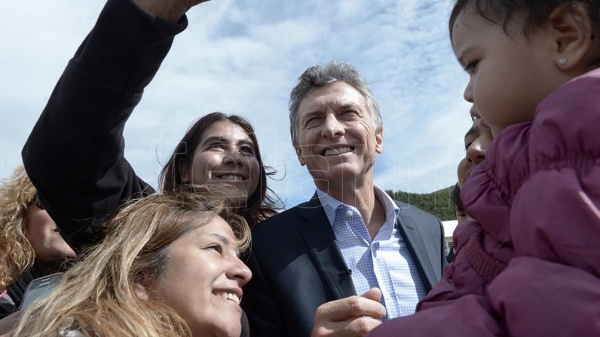 Macri ya está de vacaciones en Villa La Angostura