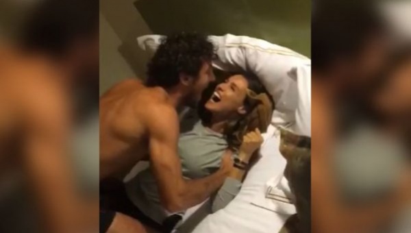 El video de Pico y Pampita histeriqueando en la cama