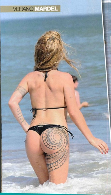 El tremendo tatuaje que se hizo Florencia Peña en la cola