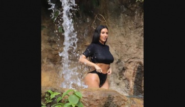 Las fotos ultra hot de Kim Kardashian en Costa Rica