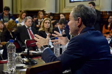 En el Senado de la Nación, Ferrari defendió la restricción de la libertad condicional