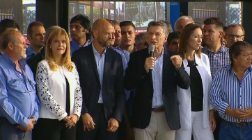 Obsesión La Matanza: Vidal, Macri y Magario, en un acto electoral con el Metrobús como excusa