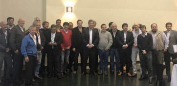 Intendentes peronistas del interior se reunieron con el ministro de Infraestructura