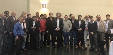 Intendentes peronistas del interior se reunieron con el ministro de Infraestructura
