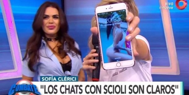 Sofía Clérici desmintió las excusas de Scioli por los picantes chats