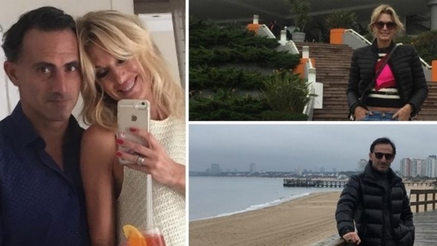 Diego y Yanina Latorre viajaron solos a Punta del Este