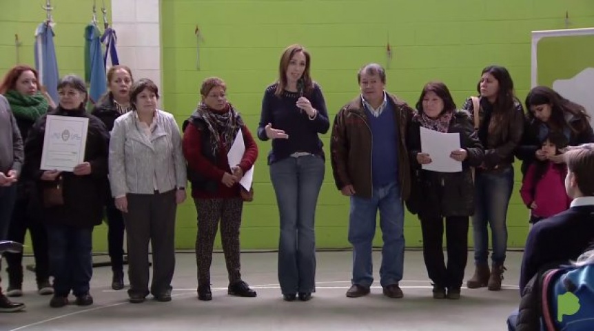 Con los candidatos en el centro de la escena, Vidal visitó Tres de Febrero