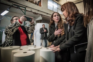 Cristina se metió en el Conurbano y volvió a mostrar la agonía del sector PyME