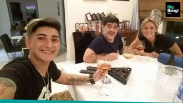 Rocío Oliva y Diego Maradona: reconciliación en Dubai