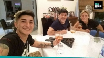 Rocío Oliva y Diego Maradona: reconciliación en Dubai