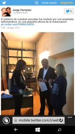 El intendente de Avellaneda fue hasta la Gobernación para reclamarle a Vidal por obras sin realizar