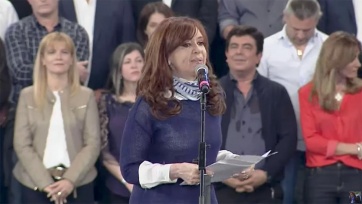 Cristina relanzó la campaña: 
