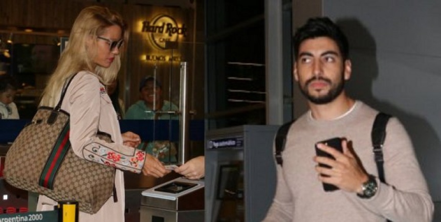 Facundo Moyano regresó de España sin Nicole y habló con la prensa