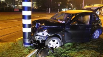 El Kun Agüero se accidentó con un auto en Holanda