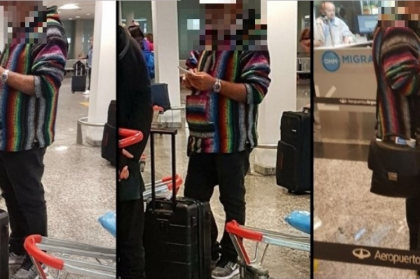 Se quiso colar en el aeropuerto