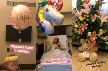 Desde Vidal a Barby Franco: los regalos para Chloe Insaurralde