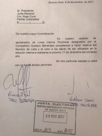 Batalla por el PJ: Menéndez y Festa oficializaron su candidatura y Duhalde dijo que no hay 