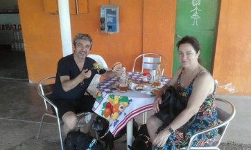 Ricardo Darín como nunca lo viste: bajó a una parrilla en la ruta