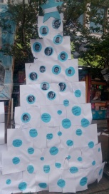Trabajadores despedidos de Educación mantienen acampe en las fiestas