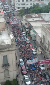 Pueblada en apoyo a los trabajadores de Fanazul