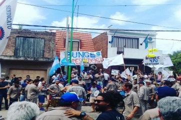 Campana se moviliza por nuevos despidos en Bunge
