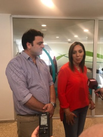 Vidal visita obras en dos distritos aliados de la Cuarta Sección electoral