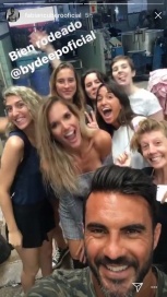 Cubero y un provocativo video con la ex de Facundo Moyano