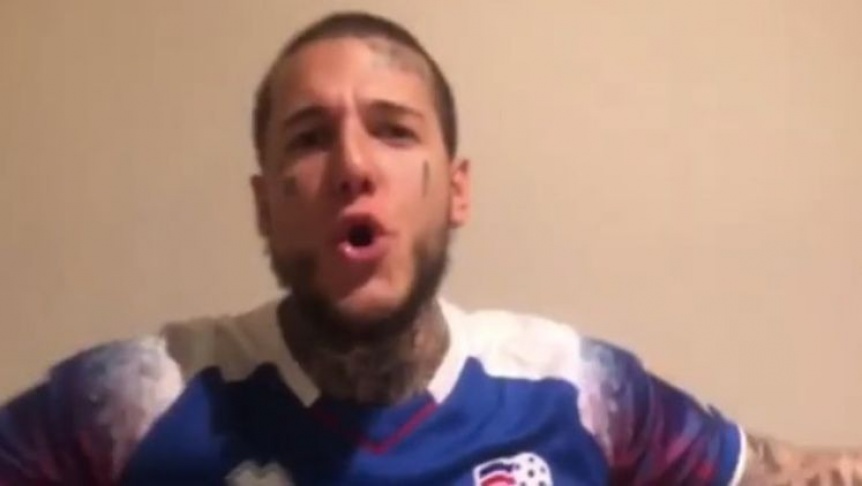 Escandaloso mensaje de Alex Caniggia contra periodistas e hinchas argentinos