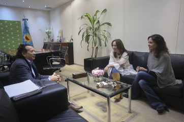 Vidal se reunió con los ministros Dante Sica y Carolina Stanley