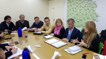 Sarquis recibió a secretarios de la Producción de municipios peronistas que reclaman beneficios