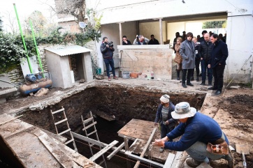 Sujarchuk supervisó avance de las obras en el nuevo Polo de Salud de Matheu