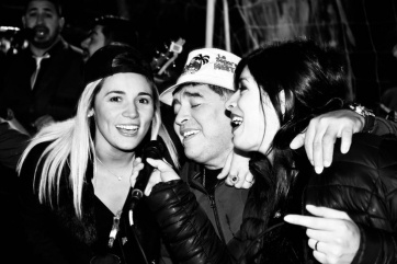 Las fotos de la noche en que Maradona le propuso matrimonio a Oliva