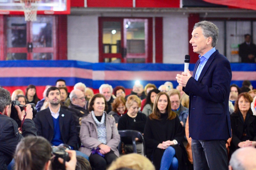 Macri recreó el escenario de campaña para anunciar créditos de ANSES