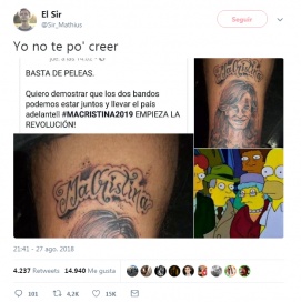 MaCristina 2019: El tatuaje viral