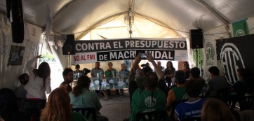 En medio del acampe de estatales, los judiciales van al paro el jueves