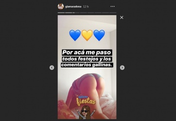 El descargo hot de Gianinna Maradona