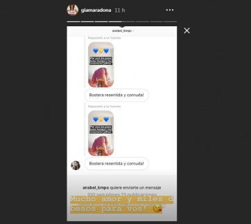 El descargo hot de Gianinna Maradona