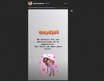 El descargo hot de Gianinna Maradona