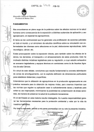 Polémica: la oposición plantea reparos y  lleva a la Justicia la norma que regula uso de agroquímicos